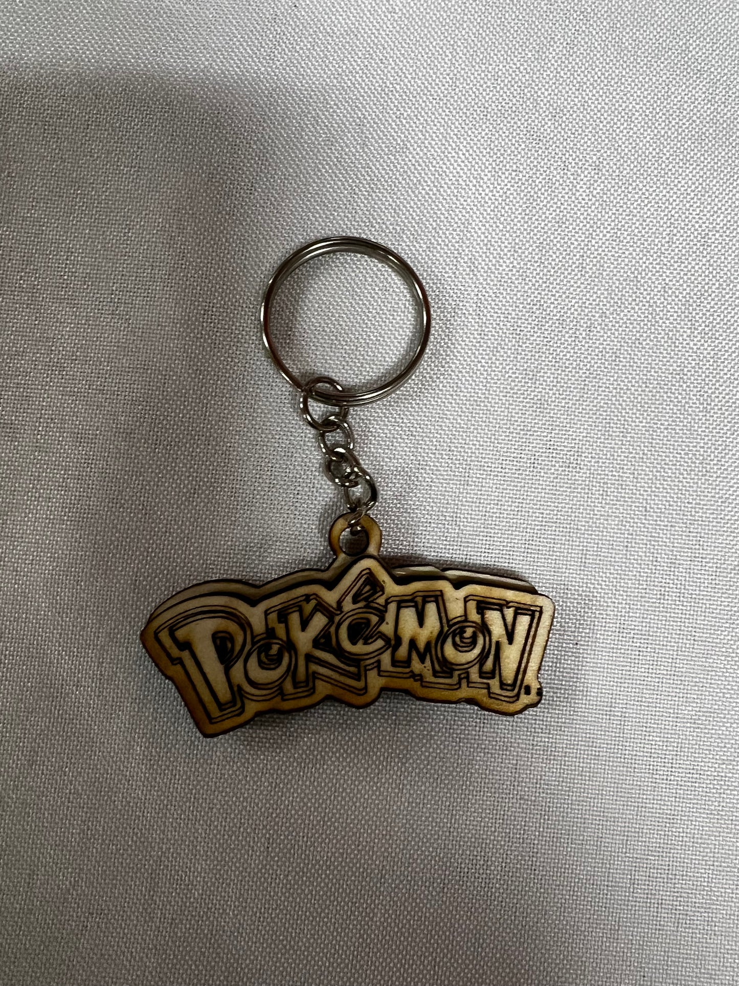 Pokémon Laser Engraved Keychain