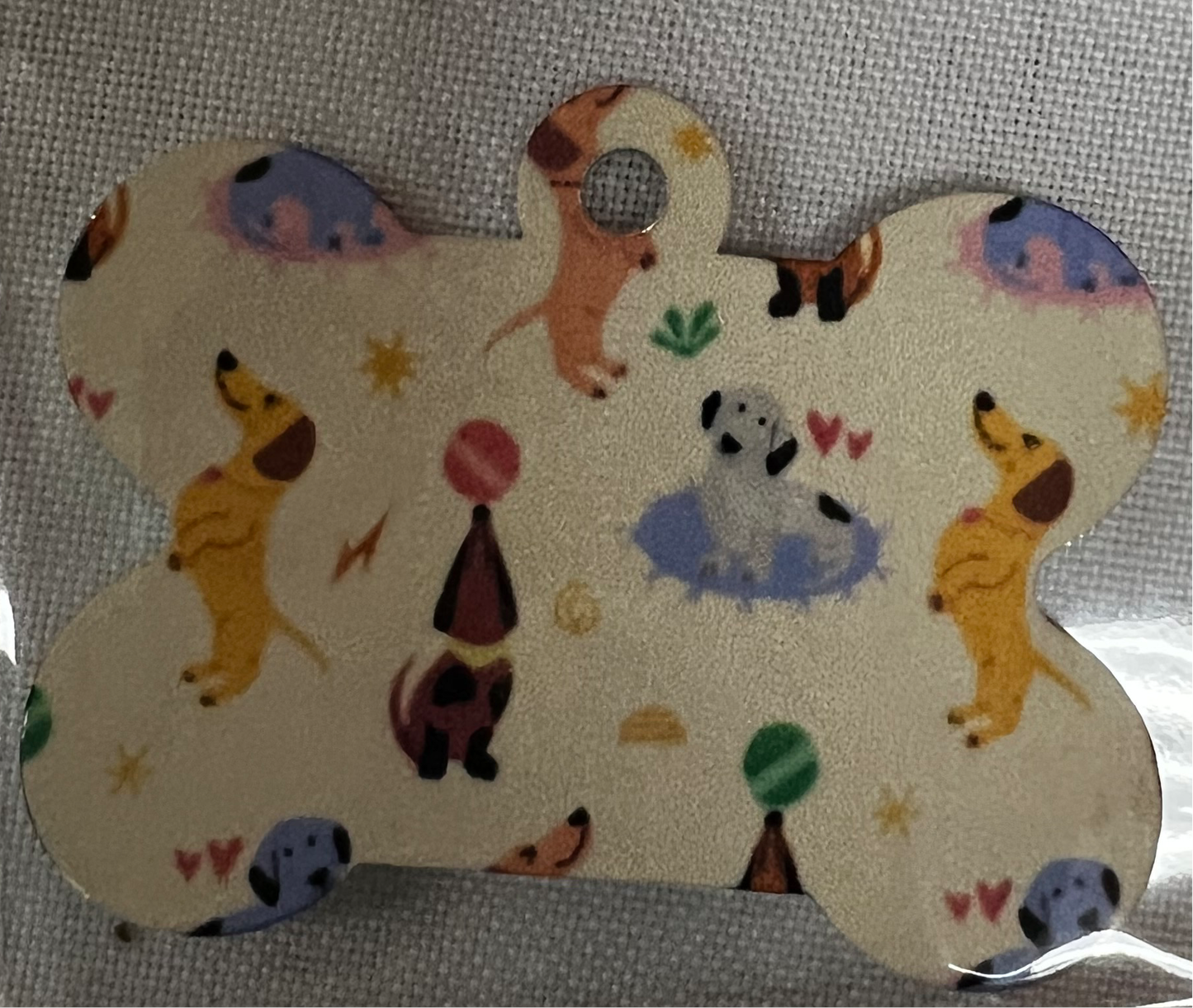 Puppy Playing Dog Tag