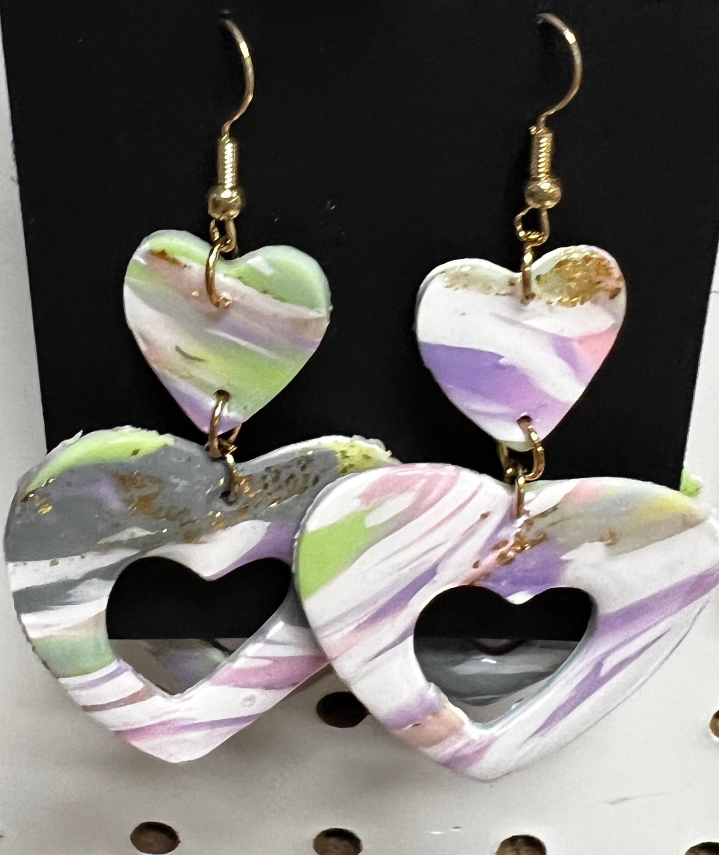 Green, purple, pink and white Collection