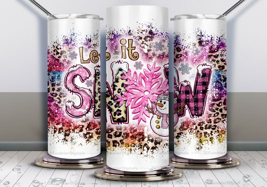 Let It Snow 20oz tumbler