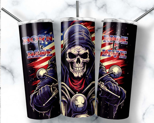 Born to Ride 20 oz Tumbler