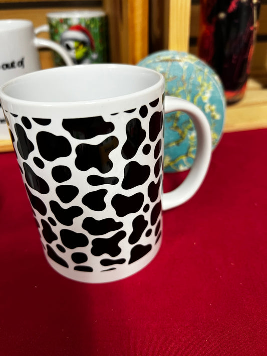 Cow Print Mug
