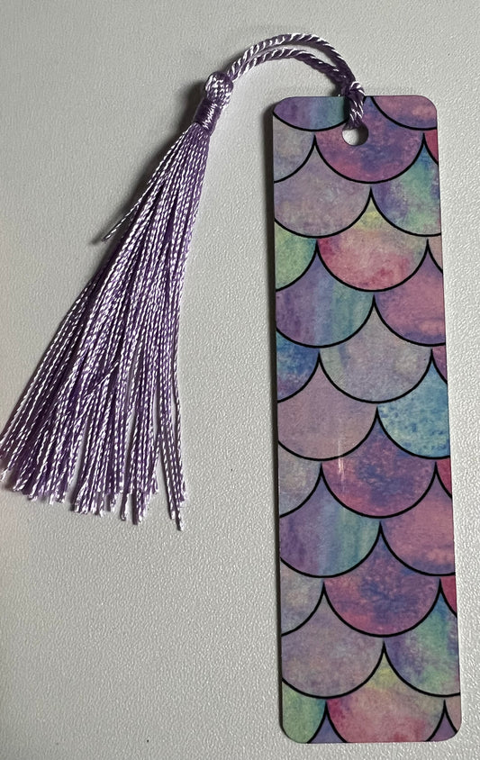Mermaid sublimation bookmark