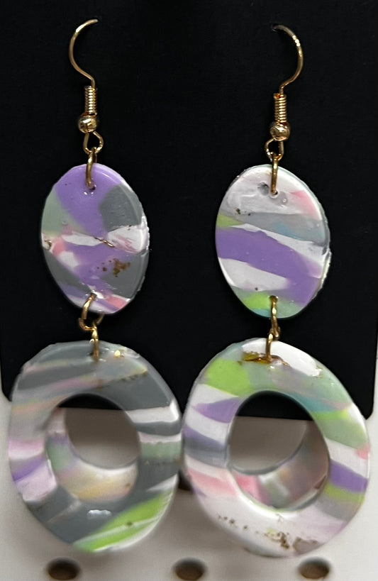 Green, purple, pink and white Collection