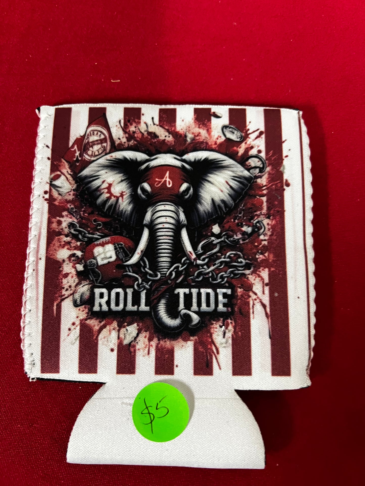 Alabama Roll Tide Elephant Koozie