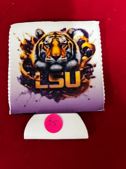 LSU Koozie