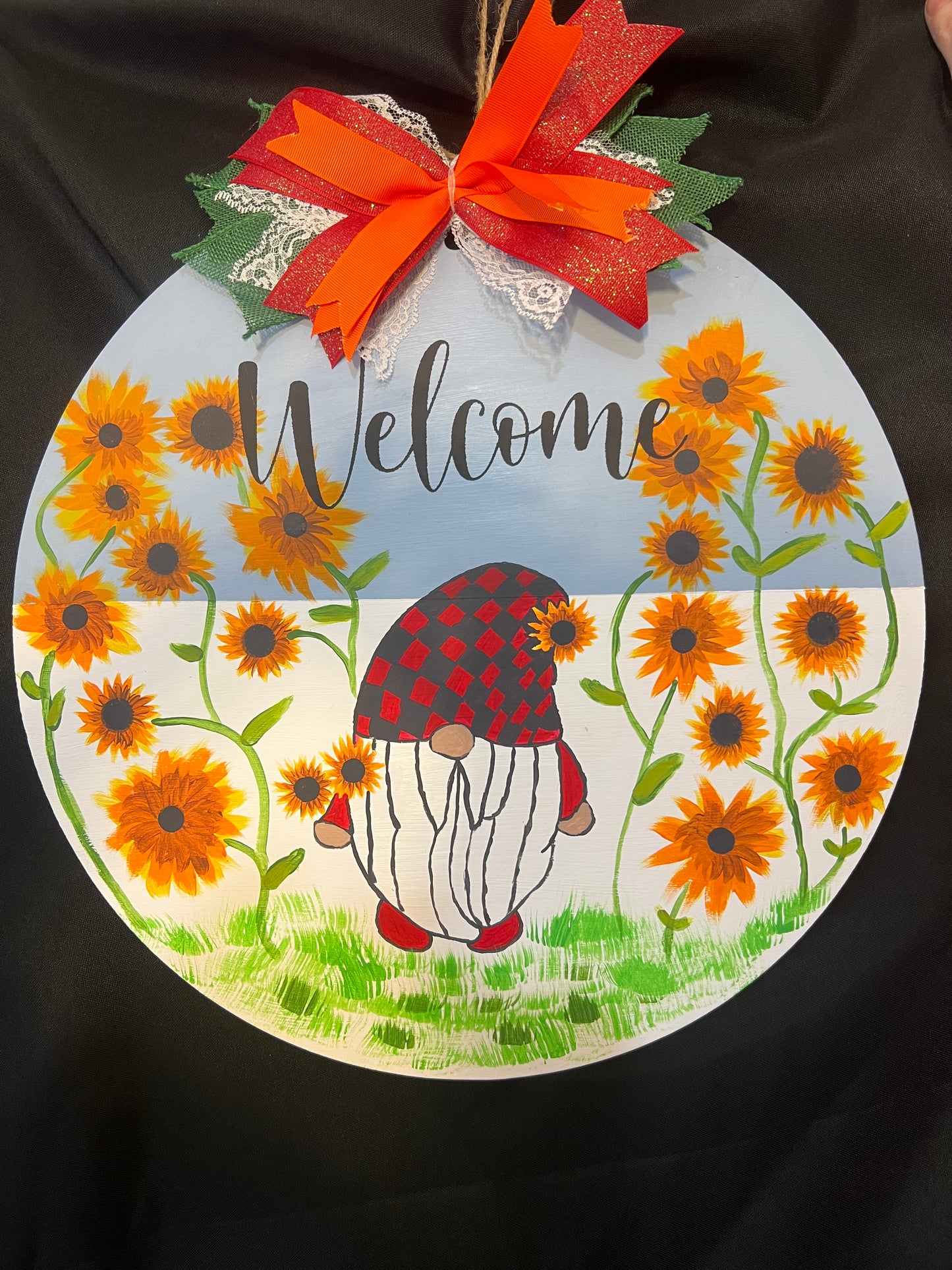 Gnome Welcome Sign